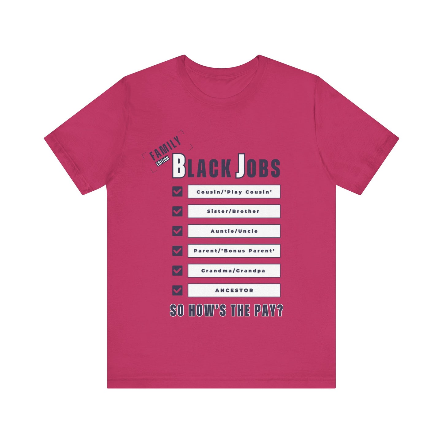 Unisex Jersey Short Sleeve Tee