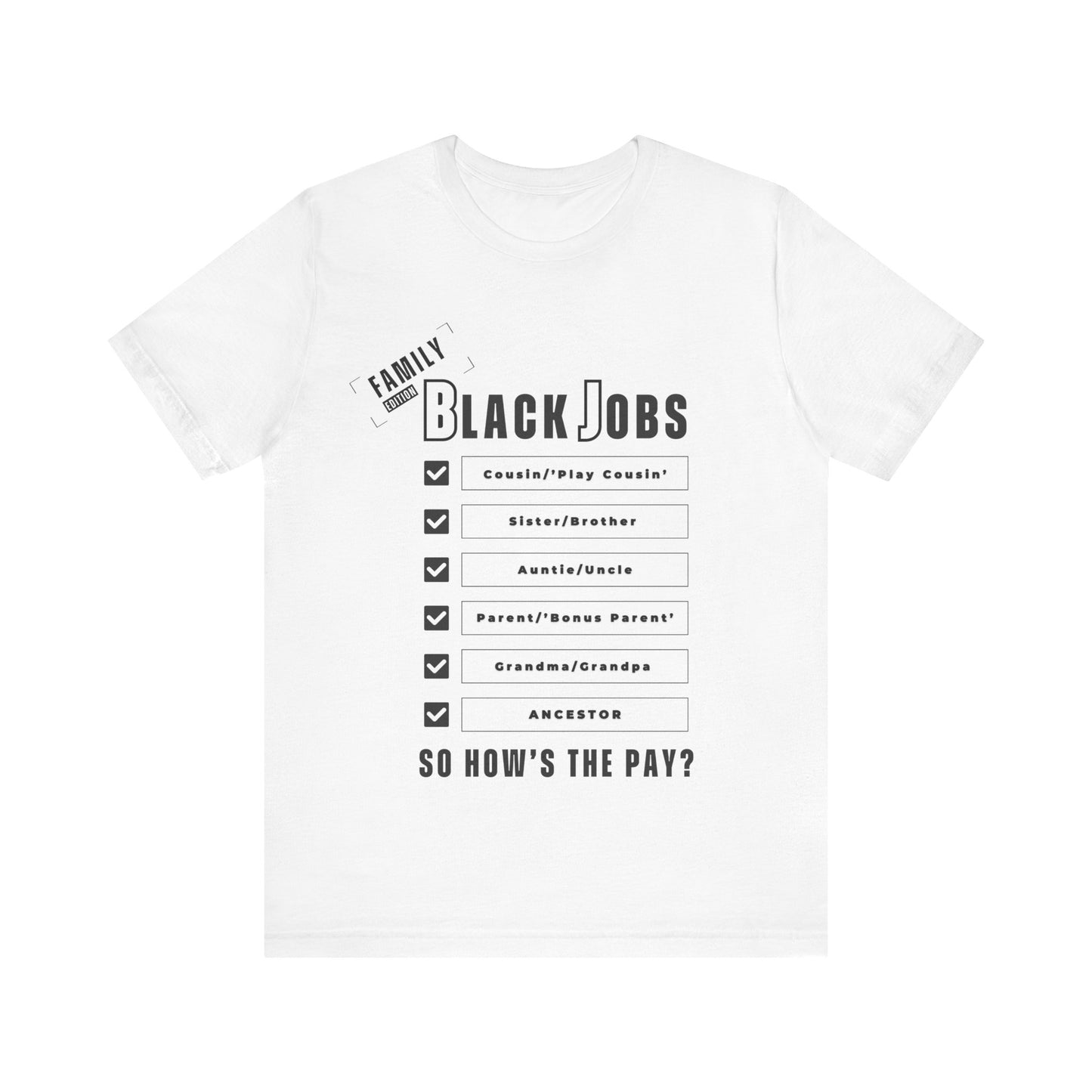 Unisex Jersey Short Sleeve Tee