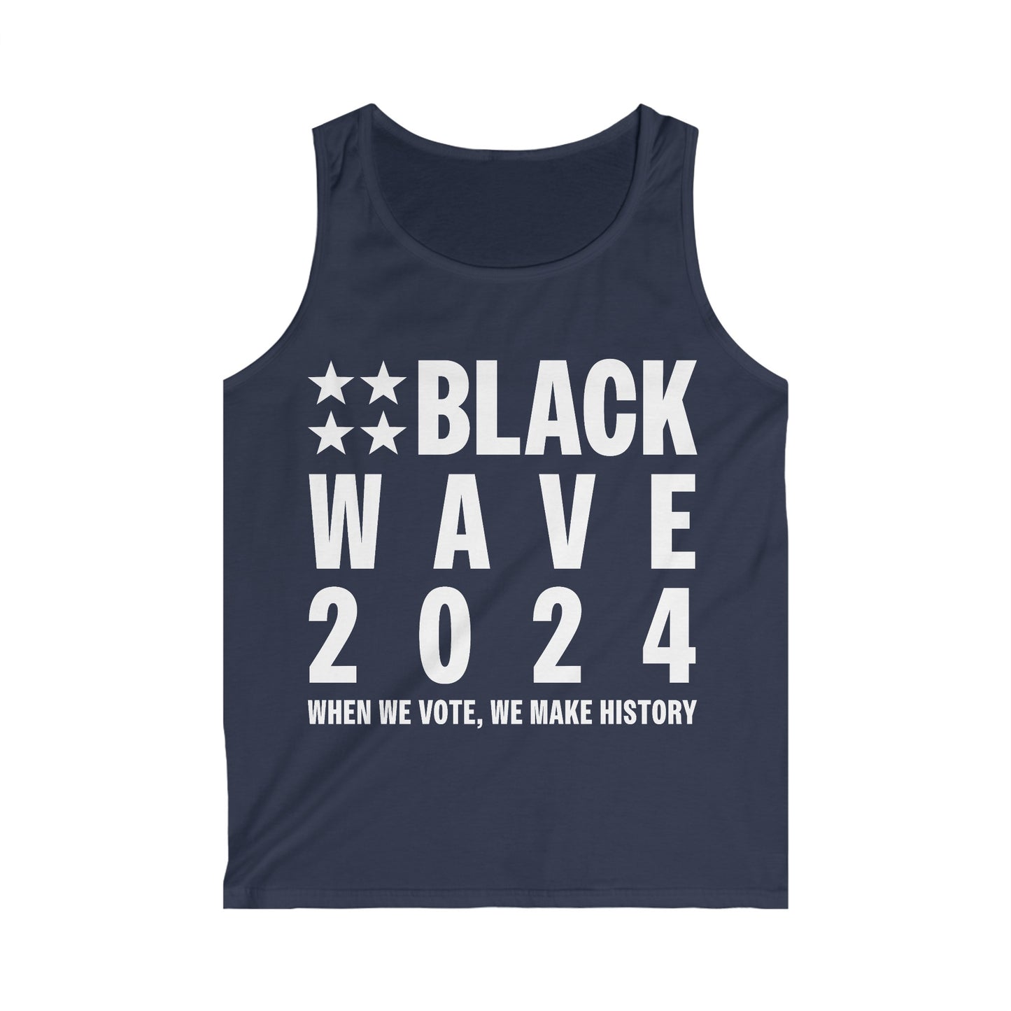 BlackWave2024 - Men's Softstyle Tank Top