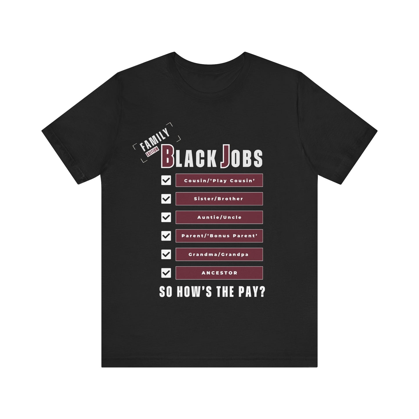 Unisex Jersey Short Sleeve Tee