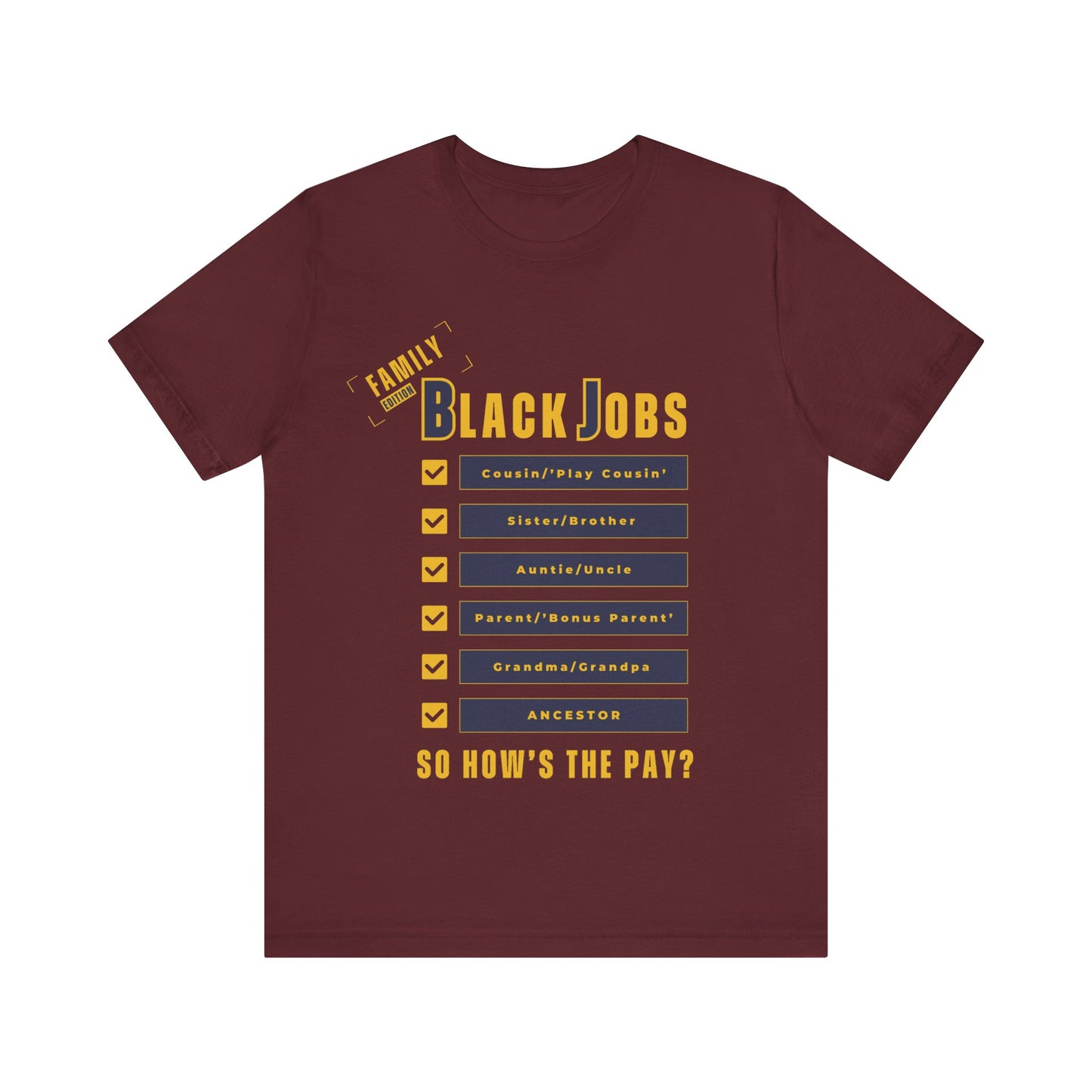 Unisex Jersey Short Sleeve Tee
