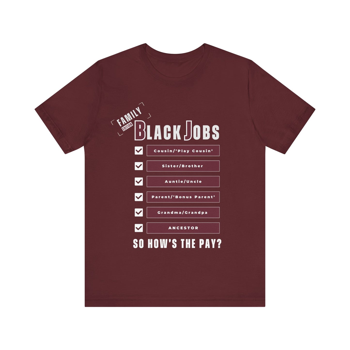 Unisex Jersey Short Sleeve Tee