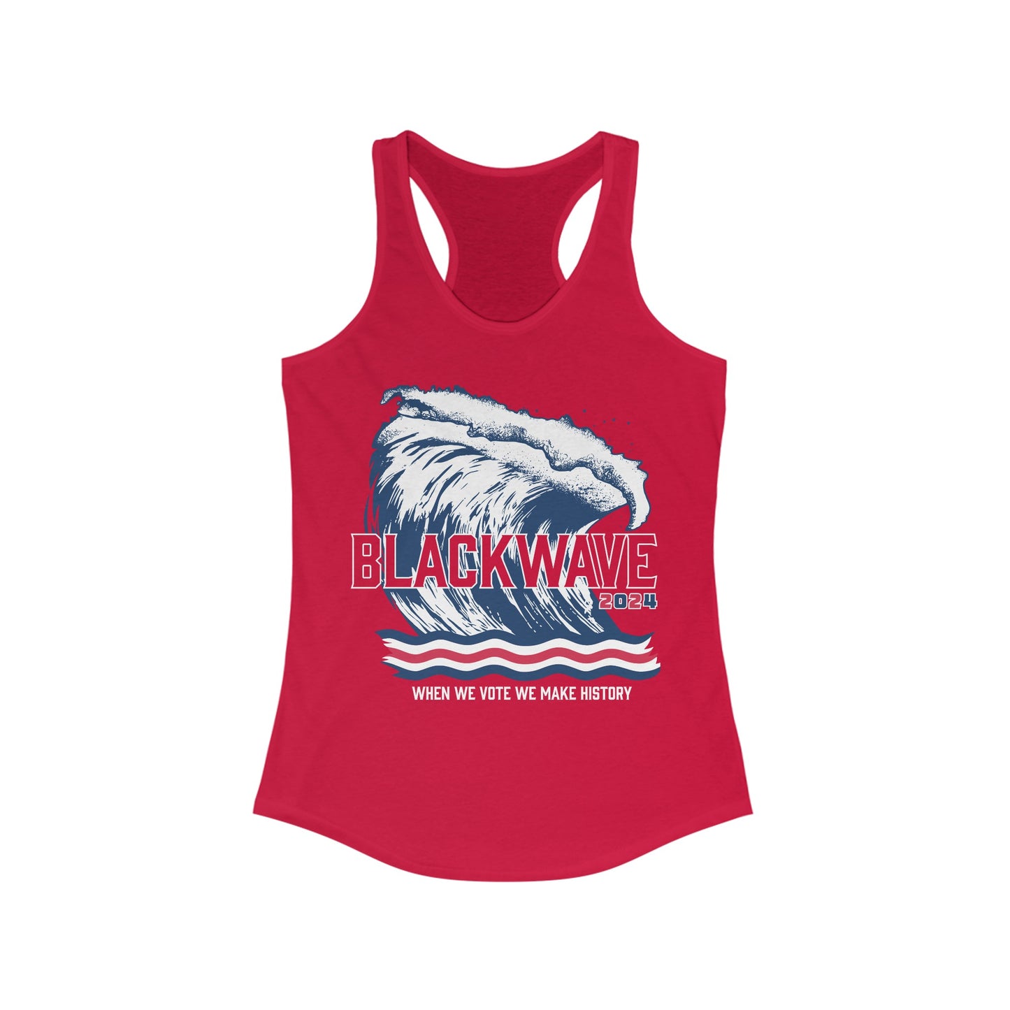 BlackWave2024 - Women's Ideal Racerback Tank