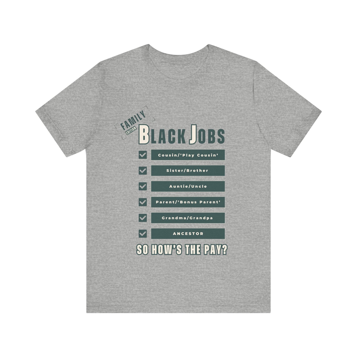 Unisex Jersey Short Sleeve Tee