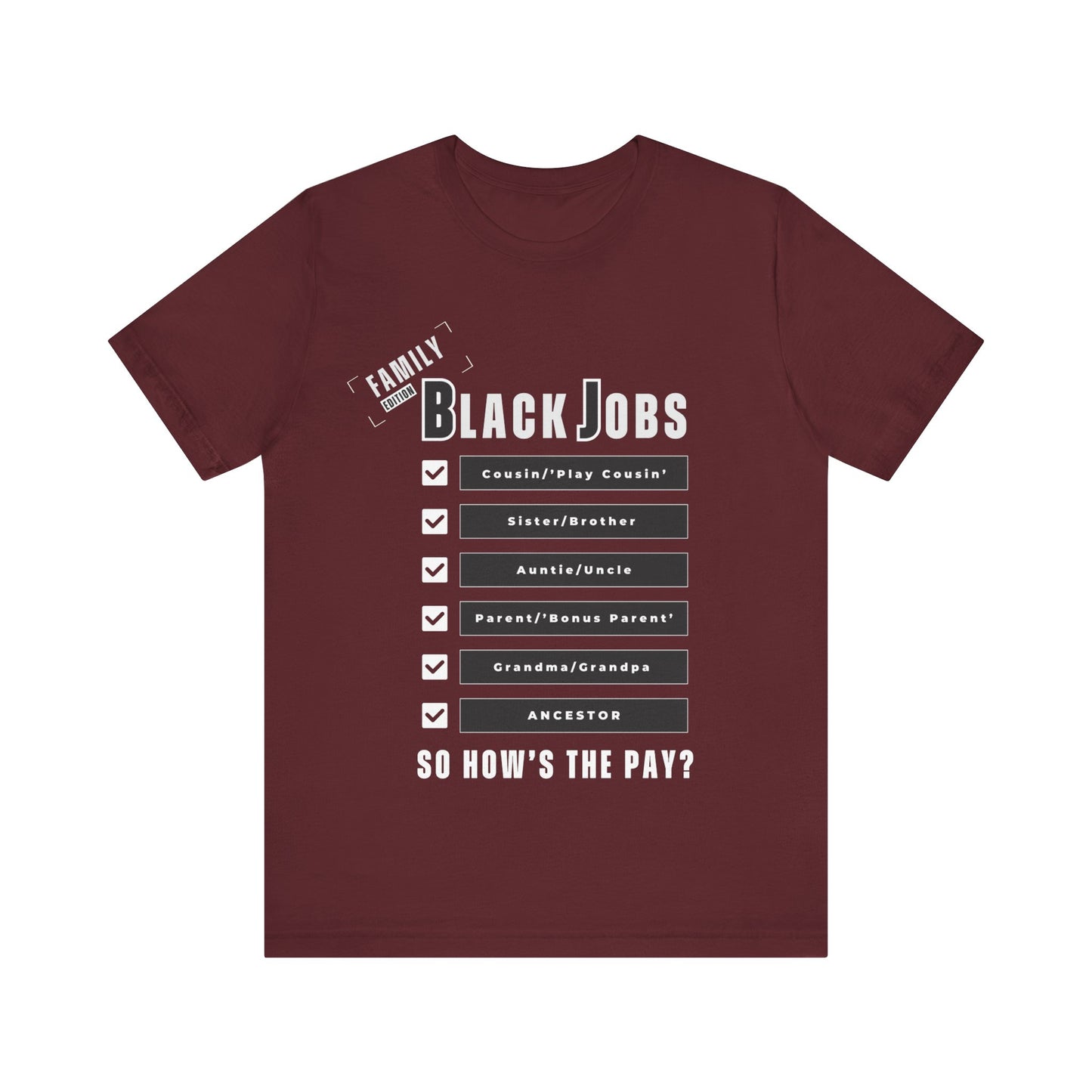 Unisex Jersey Short Sleeve Tee