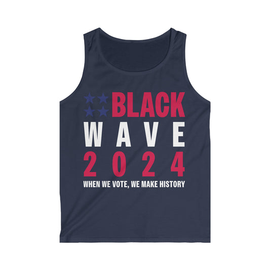 BlackWave2024 - Men's Softstyle Tank Top