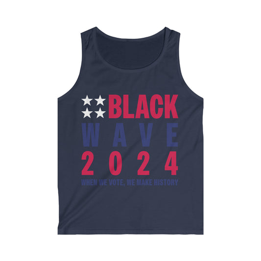 BlackWave2024 - Men's Softstyle Tank Top