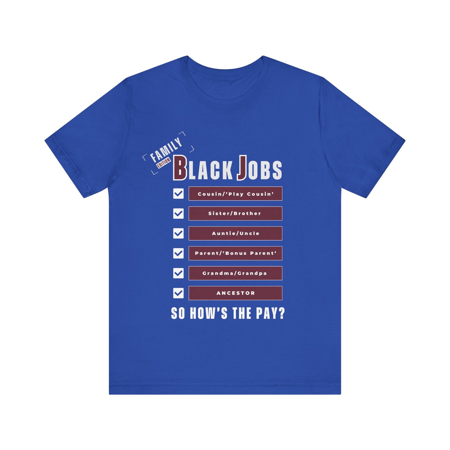 Unisex Jersey Short Sleeve Tee