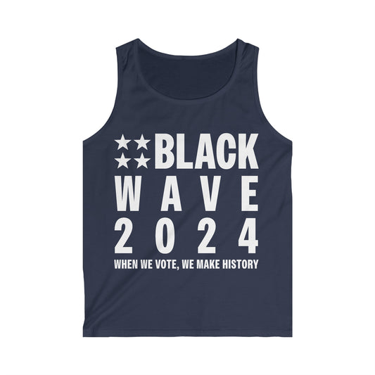 BlackWave2024 - Men's Softstyle Tank Top