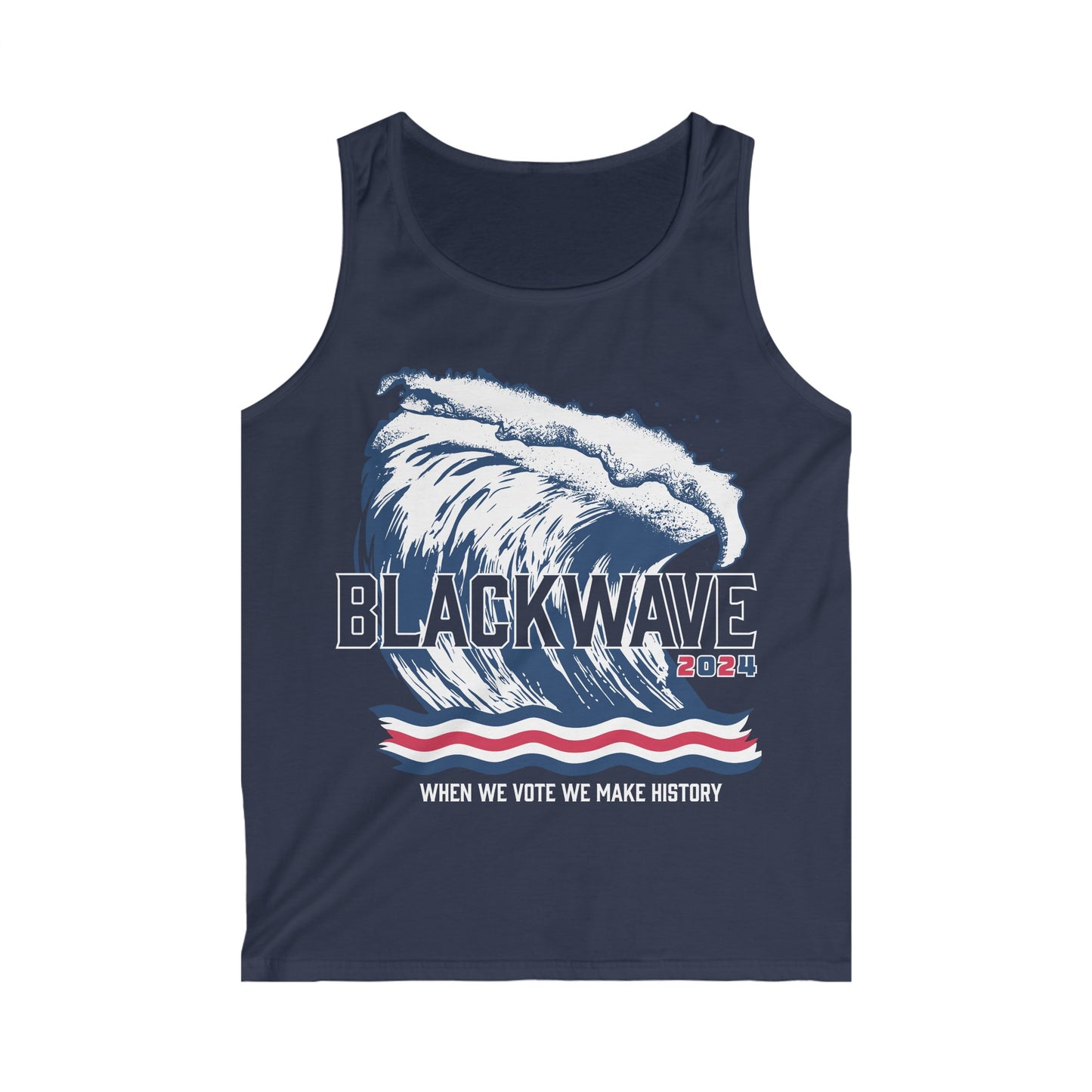 BlackWave2024 - Men's Softstyle Tank Top