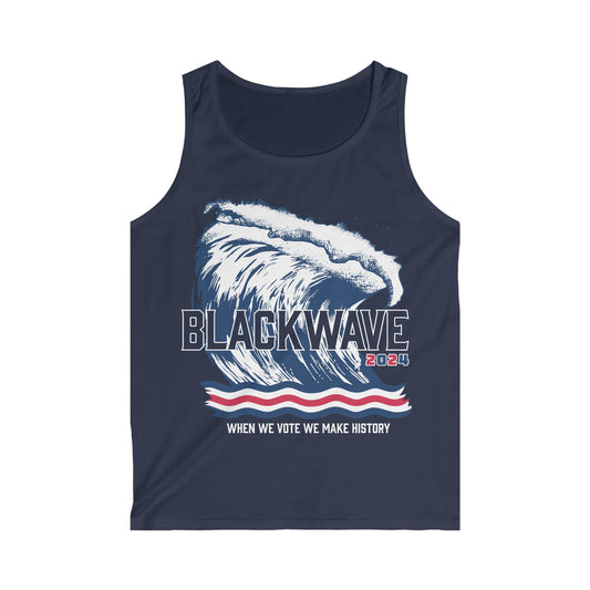 BlackWave2024 - Men's Softstyle Tank Top