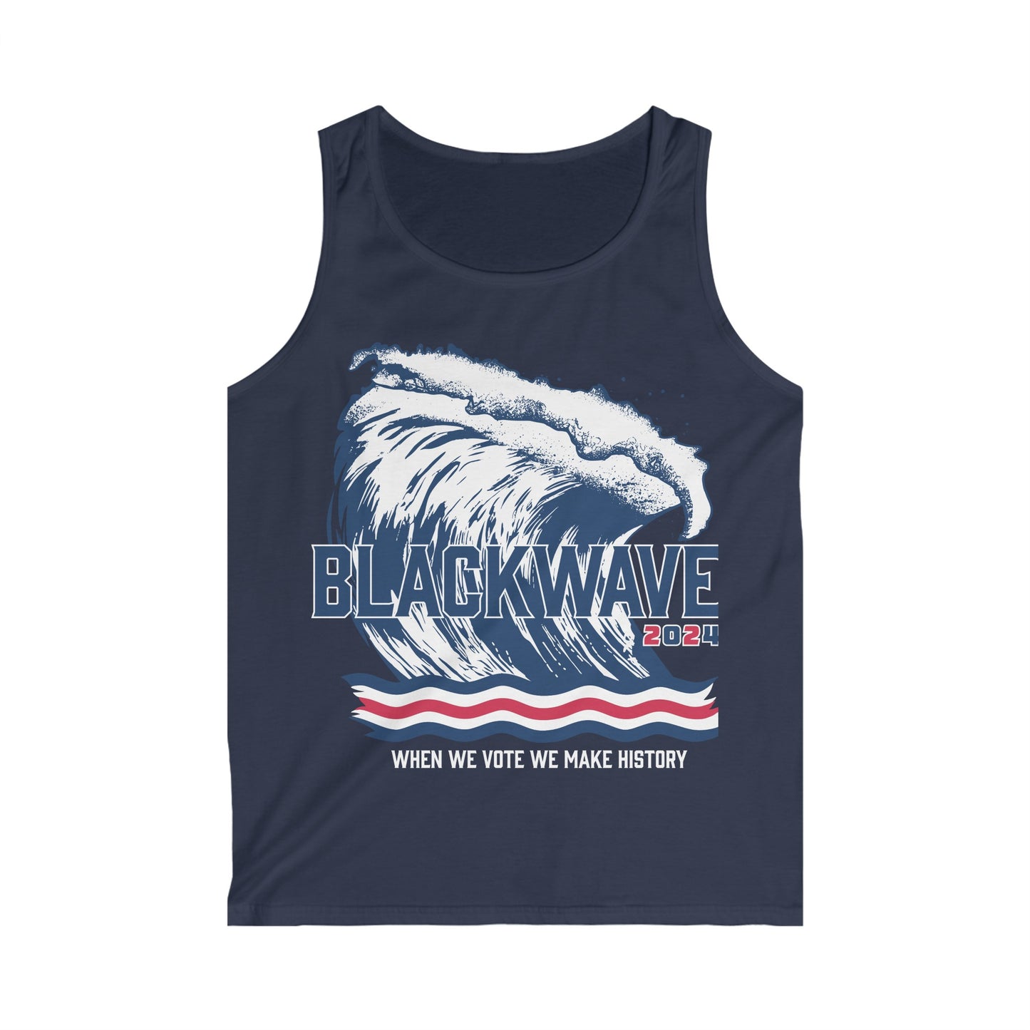 BlackWave2024 - Men's Softstyle Tank Top