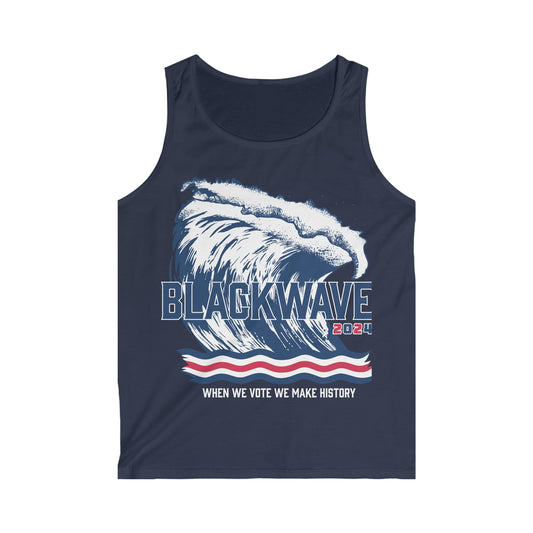 BlackWave2024 - Men's Softstyle Tank Top